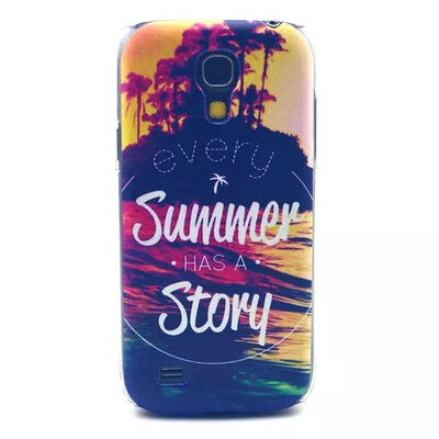 

MITI Case For Samsung Galaxy S4 Mini Colorful Printing Drawing Transparent Plastic Phone Cover for Samsung i9190 Hard Phone Case
