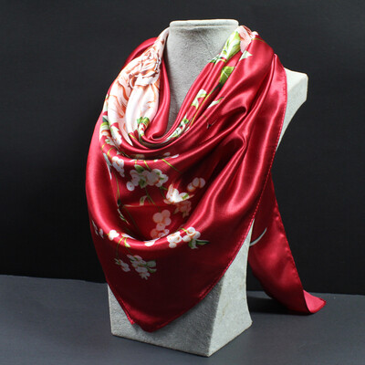 

New scarf Womens Silk Scarf Large square scarf silk scarf Neck Square scarf
