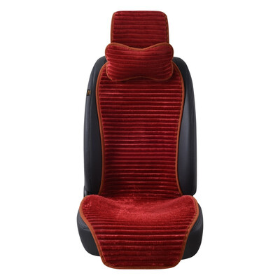 

KAWOSEN New Winter Nano Velvet Car Seat Cover With Headrest 5 Colored Universal Car Seat Cushion Protector Car-Styling