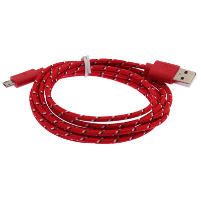 

2M USB Charger Sync Cable Adapter Braided Woven For Samsung HTC Iphone 82579