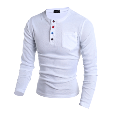 

Zogaa Men's POLO Shirt Korean Fashion Color Patchwork