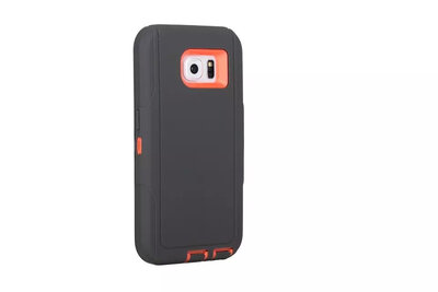 

мити S6 дело красочные робота - 2 в 1 комбо shockproof назад покрытия для Samsung Galaxy S6 большегрузных телефон дело 12 цветов