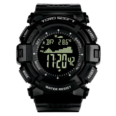 

Tianmao (TOMO) watch spike upgrade series of electronic men's climbing running table T1008-A black black