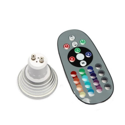 

энергосбережение 3W gu10 RGB привел колба огня светлый цвет меняется с пульта ду 80188 с памятью