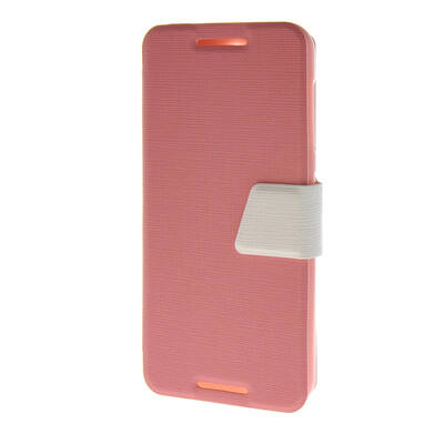

MOONCASE Ultra Slim Leather Wallet Flip Stand Pouch чехол для HTC Desire 620 Pink 01