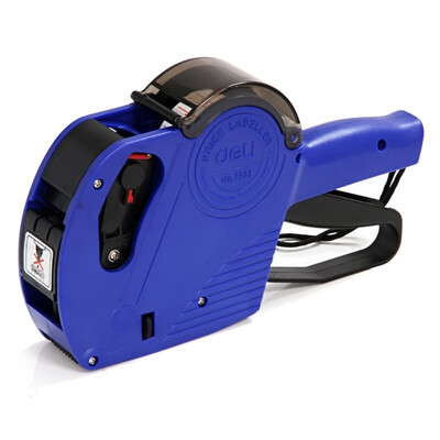 

Effective deli 7503 single-row price machine encoder 8-bit color random