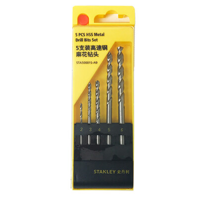 

STANLEY high speed steel twist drill set 5 pieces STA50001S-A9