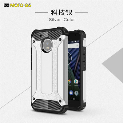 

Goowiiz Phone Case For Motorola Moto G5G5 Plus King Kong Armor Fashion Bumper PC TPU Prevent falling