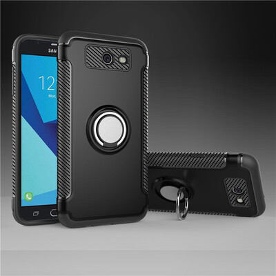

Samsung Galaxys J7 20162017 Armor Car Magnetic Suction Ring Bracket Silicon TPU Hard PC Phone Case
