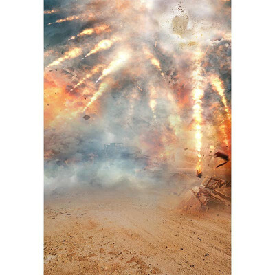

Fireworks Flower Photo Backdrop 57FT Vinyl Fabric Cloth Digital Printing Photo Background S-3183