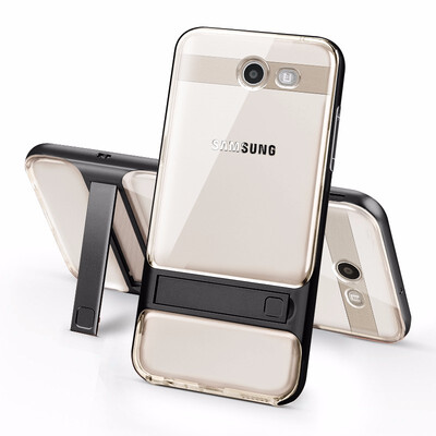 

Goowiiz Phone Case For Samsung Galaxy J2 PrimeJ5 PrimeJ7 PrimeON5ON7 2016 Fashion Slim Silicone TPU PC Hard Bracket