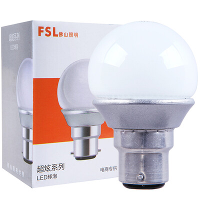 

Супермаркет] [Jingdong FSL (FSL) Светодиодные лампы B22 штык лампа привела энергосберегающие лампы 3W 6500K белых