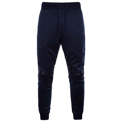 

2018 New Fashion Mens Casual Solid Color Long Pants Sports Pants Jogger Pants