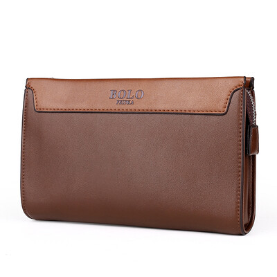 

Mens Fashion Credit Card Wallet Long Wallet Multifunction Zipper Bag Mens Handbag fdk3018