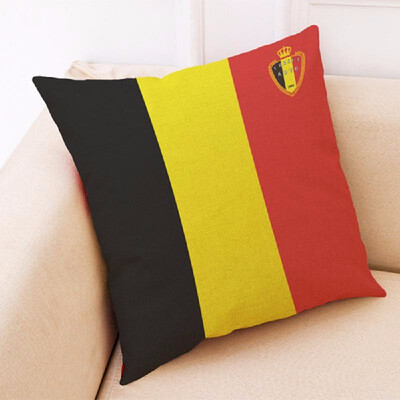 

The 2018 World Soccer Cup Home Decor National Flag Cushion Cover Linen Sofa Design Throw Pillow Case