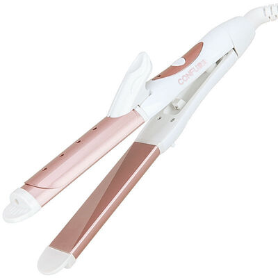 

CONFU curling rod straight dual-use buckle plate straight hair curls wet&dry dual-purpose KF-530