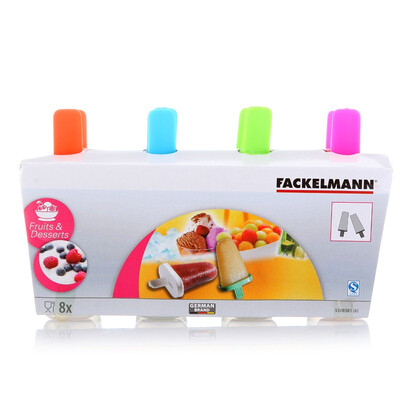 

Jingdong Supermarket Germany Fakerman Fackelmann 8 pieces loaded popsicle mold Popsicle mold 5300381