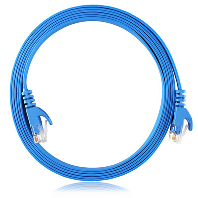 

Haile HT-205F-3M super five cable flat jumper computer cable 3 m blue