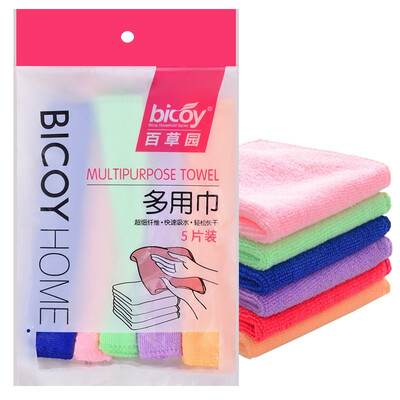 

Baicao Garden bicoy wipes clean towel multi-purpose scouring pad water quick-drying multi-use towel 5 loaded 20 20cm