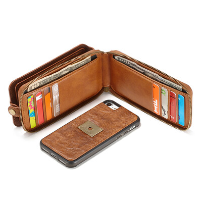 

Iphone 66S6 Plus6S Plus Luxury Leather Commerce Multi-function Fashion Handbag Wallet Card Clip Cover Phone case