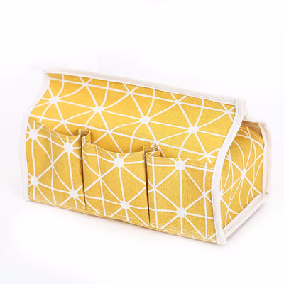 

6 Pockets Cotton Tissue Box Multifunctional Desktop Pumping Napkin Paper Holder