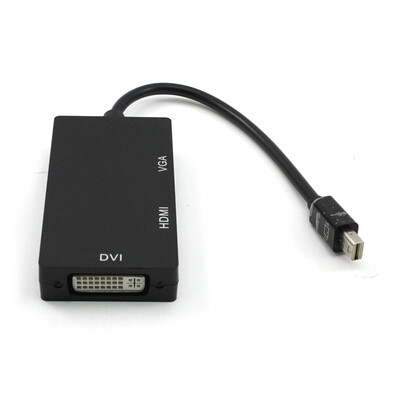 

Vanker Mini DisplayPort DP to DVI HDMI VGA Adapter 1080P Cable Converter