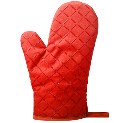 

Barney Baking Tools High Temperature Gloves Thicker Insulation Ovens Microwave Anti-Hot Gloves Orange Single