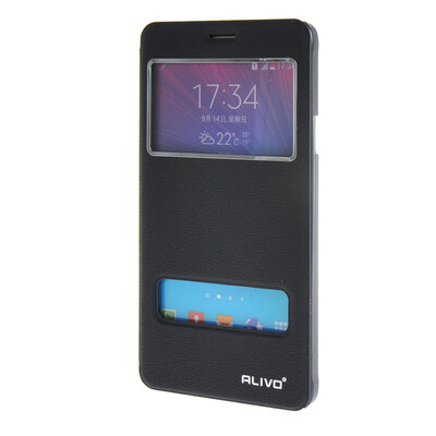 

MOONCASE Samsung Galaxy Note 4 чехол для View Slim Leather Flip Pouch Bracket Back Cover Sapphire