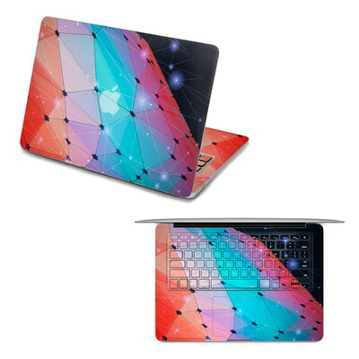 

GEEKIDMacbook Pro 13 decal front sticker macbook keyboard sticker full decal star top sticker