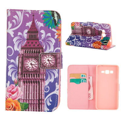 

MOONCASE ЧЕХОЛ ДЛЯ Samsung Galaxy Grand Prime G530 Flip Leather Foldable Stand Feature [Pattern series] /a17