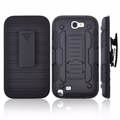 

3 in 1 Heavy Duty Future Armor Rugged Hybrid Belt Clip+Holster Stand Case for Samsung Galaxy Note 2 Note 3/Note 4/Note 5