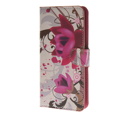 

MOONCASE Flower style Leather Wallet Flip Card Slot Stand Pouch чехол для HTC Desire 620 A03