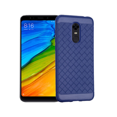 

Goowiiz Luxury Phone Case For Xiaomi Redmi 55 Plus Ultra Thin Ventilation Grid Weave Soft Anti fall Full Protective