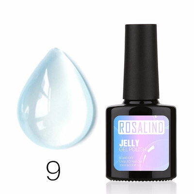 

ROSALIND Gel 1S 10ml Opal Jelly Gel Nail Polish Soak Off Nail Art Nail Polish UV LED Semi Vernis Permanent gel lacquer
