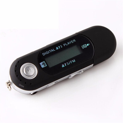 

Mini MP3 Players TFSD Card Slot Digital USB 20 Flash Drive Memory Stick LCD Sports MP4 Music Player With FM Radio With Mic