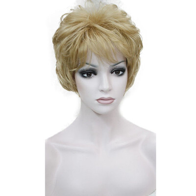 

StrongBeauty Short Layered Dark AuburnThick Full Synthetic Wig Womens Wigs COLOUR CHOICES