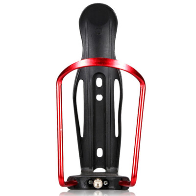 

Sight saitu Bicycle pot holder Adjustable plastic mountain bike Aluminum alloy pot rack Equipped with red