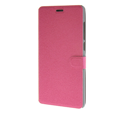

MOONCASE Ultra thin matte surface Leather Wallet Flip Holster Pouch Stand Back чехол для XiaoMi Mi Note Pro Hot pink