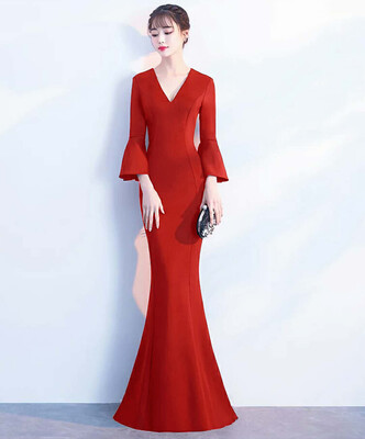 

Mermaid Evening Dress Three Seasons Frill Long Special Dress Dress 2018