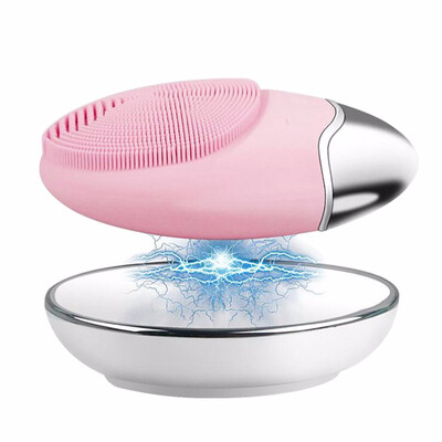 

Electric Facial Cleansing Device anion imported Wireless No Dead Corner Pore Dirts Cleanse Anti Aging Wrinkle Silicone Brush