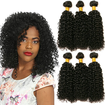 

CLAROLAIR Hair Brazilian Afro Kinky Curly Hair Brazilian Curly Virgin Hair 3 Bundles Virgin Brazilian Hair Bundles For Sale
