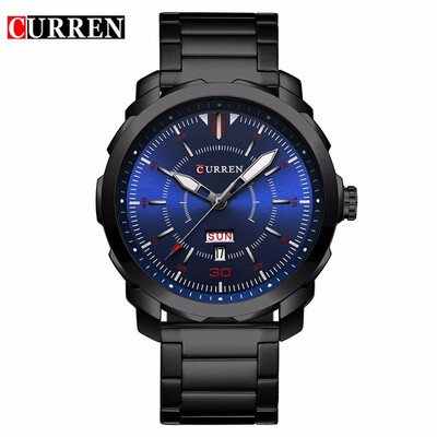 

Curren Watch men 2017 top brand luxury relogio masculino quartz watch fashion casual auto date&calendar 8266