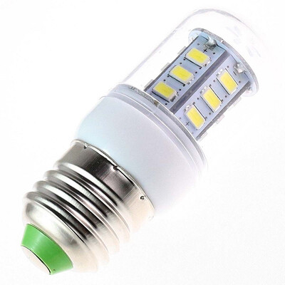 

5W E27 24smd5730 220-240v 430 460lm привели свет лампы накаливания высокой мощности белый покрытия