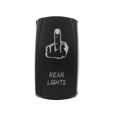 

3PIN подсветкой Голубой Rocker Switch 12 24В 20 10А включения / выключения индикатор Выключатель света