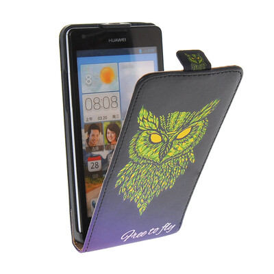 

MOONCASE Animals style Leather Bottom Flip Pouch ЧЕХОЛ ДЛЯ Huawei Ascend G700 01