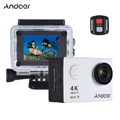 

Andoer AN6000 4K 16MP WiFi Action Sports Camera 1080P Ultra HD with Remote Control 2" LCD 170¡ã Wide Angle Lens Support 4X Zoom D