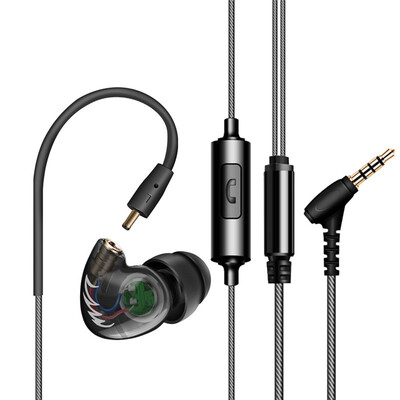 

DM300 Наушники-вкладыши Сабвуфер Trend Music Phone Противоскользящие наушники Plug HIFI MP3 Noise Reduction Спортивные наушники