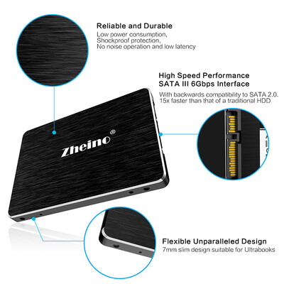 

Zheino 240GB SSD ReadWrite Speed 520248MBS 25 Inch Sata III MLC SSD 7mm for Desktop Laptop