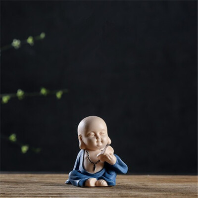 

Chinese Ceramics Novice Decoration Zen Buddhism Monk Tea Pet Creative Home Living Room Decoration