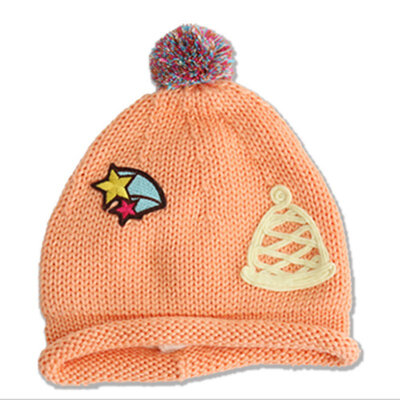 

Buebos Ninos 2015 Winter New Children's Beanie Hat Stars Watermelon Cashmere Wool Kids Baby Unisex Hat